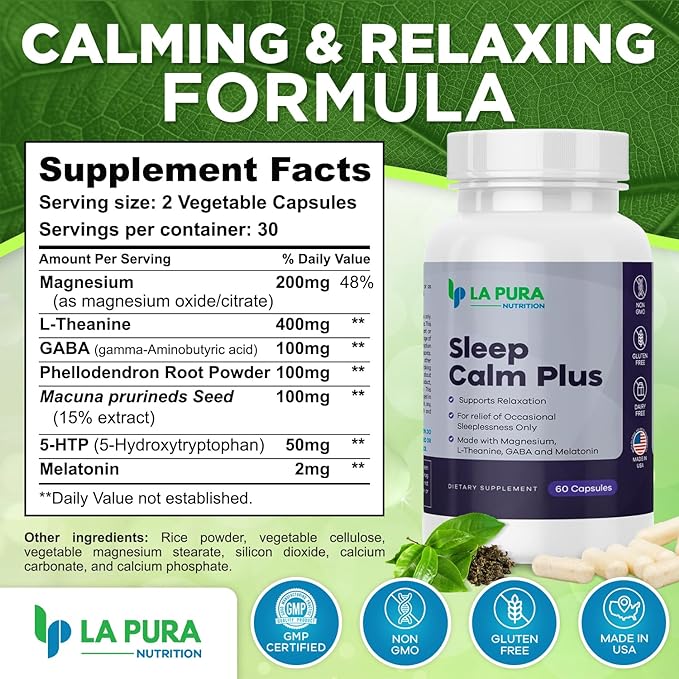 Sleep Calm Plus 60 Capsules