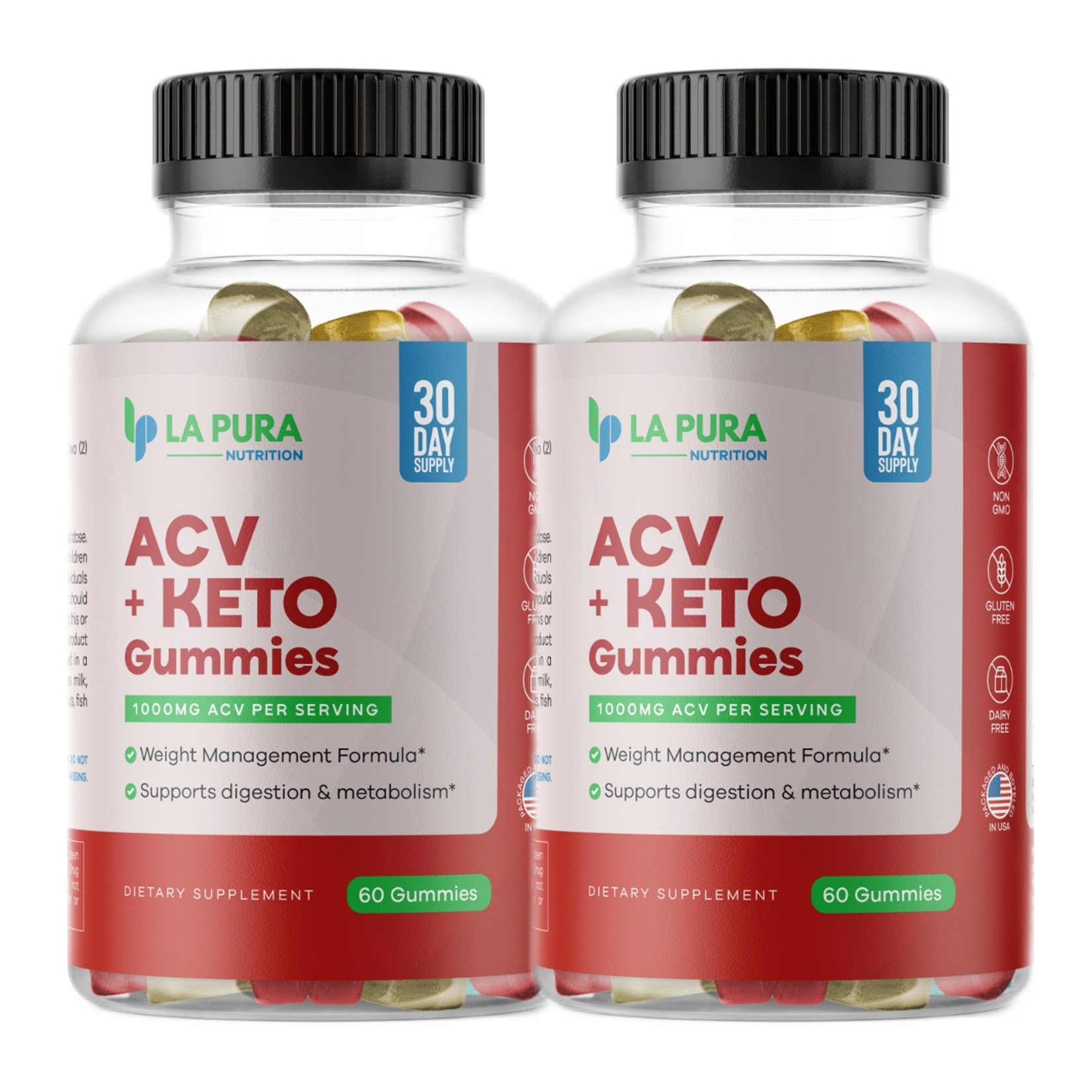 ACV 1000 mg + Keto Gummies